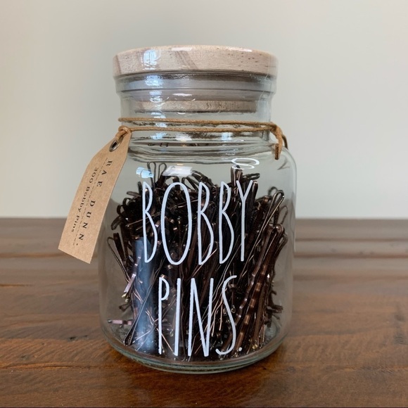 RAE DUNN • “Bobby Pins” Jar - Picture 2 of 5